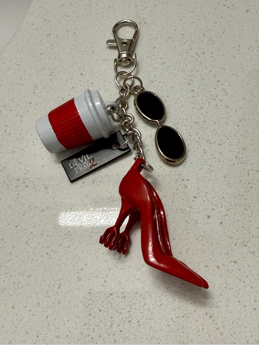 Devil Wears Prada 2 bag charm Keychain